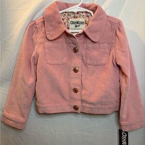 OshKosh B'gosh Pink Corduroy Kids Jacket